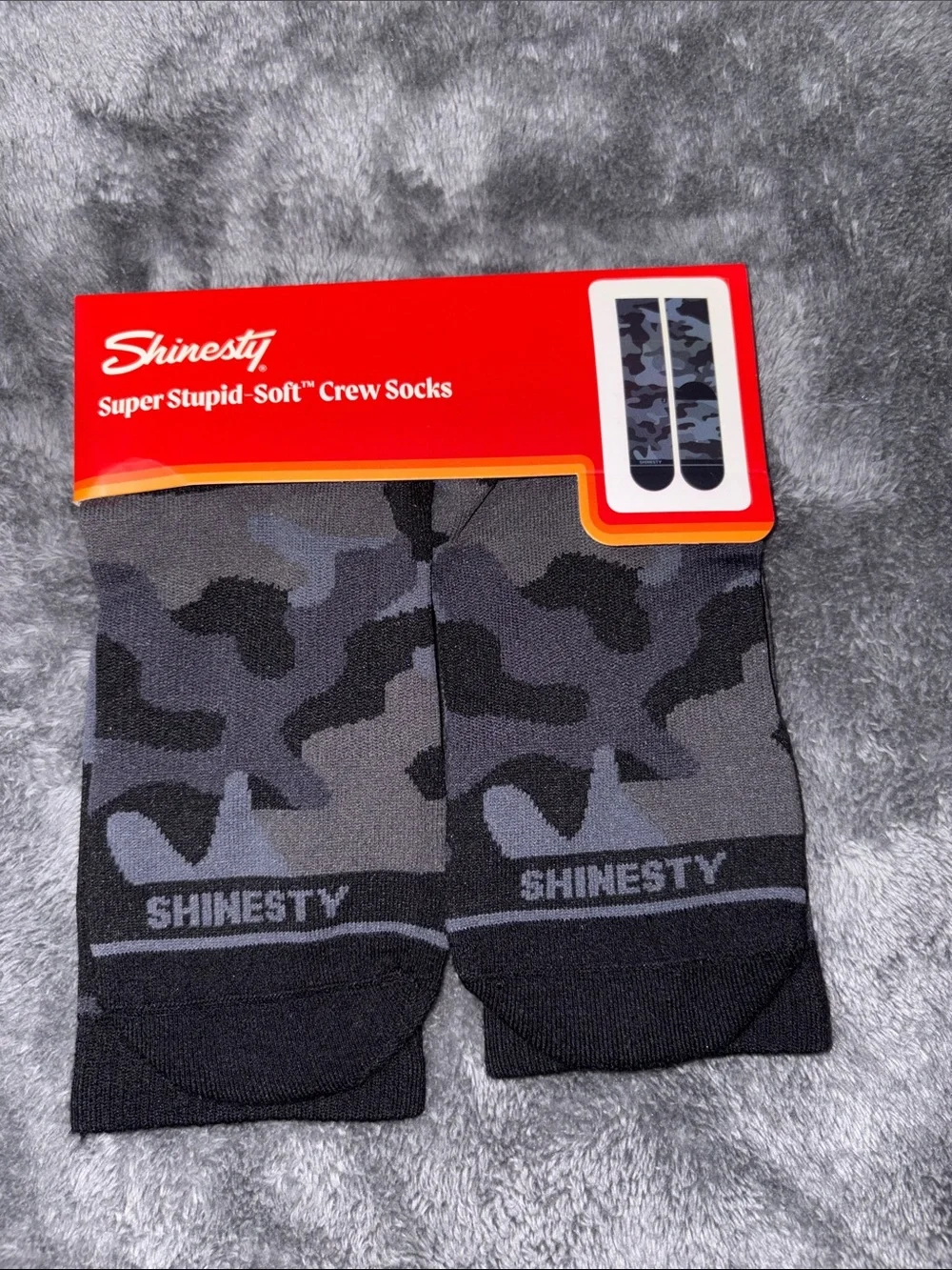 Shinesty The Darkside Super Soft Crew Sock NWT